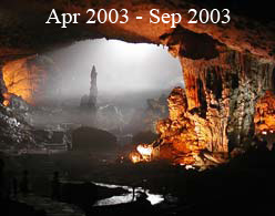  Sun Sot Cave, April - Sept 2003