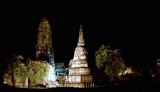  Ayuthaya Ruins by Night