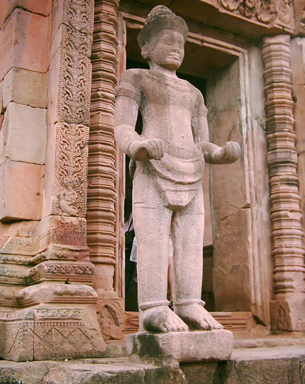 Original Waist Sack on Khmer Statue