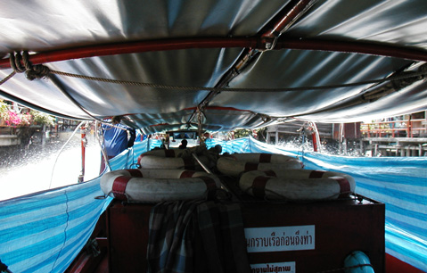 Inside Canal Boat