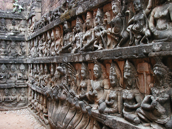 Angkor Carvings, Cambodia