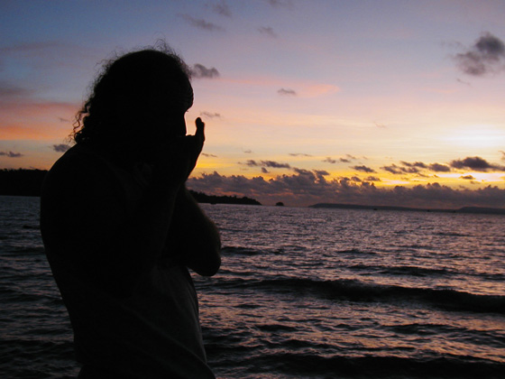 Irish Harmonica at Sunset 