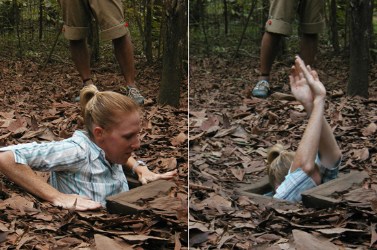 Disappearing act at Cu Chi 