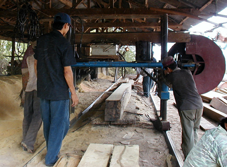 Lumber Mill at Boat Yard