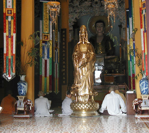  Monks at Lecture