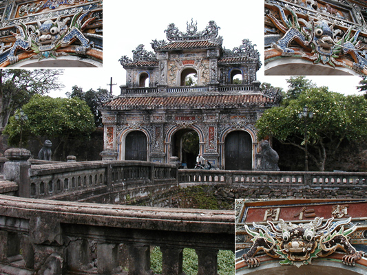  Imperial Enclosure Gate in Hue, a World Heritage Site 