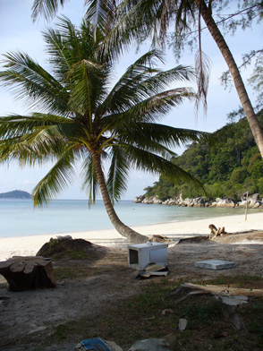 Relaxing on Perhentian Besar