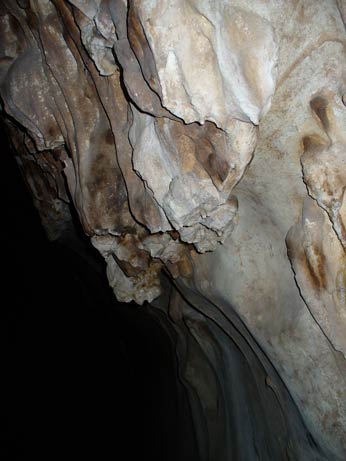 Inside Tham Pha Tok cave