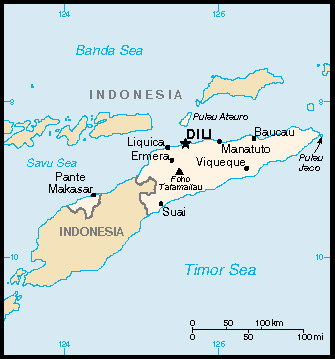  Timor Leste Map