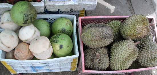  Coconuts, Pomelo, & Durian