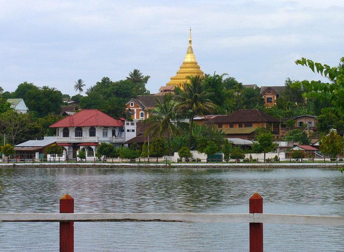  Pagoda Dominates Keng Tung Skyline