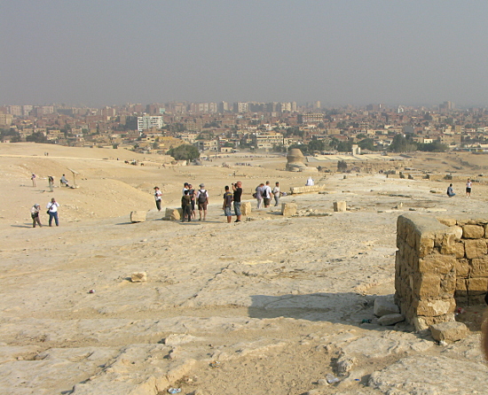 Giza city from Plateau