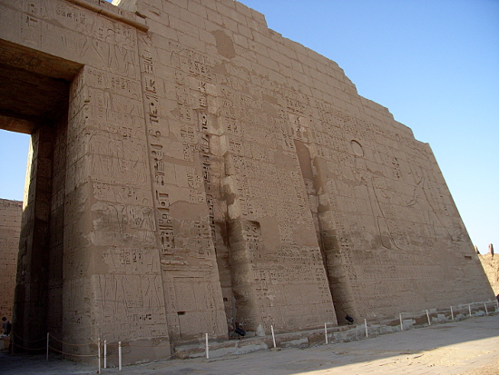 First Pylon at Medinet Habu Temple