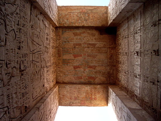 Archway at Medinet Habu Temple