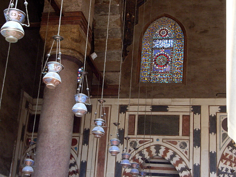 Prayer hall near madrassa