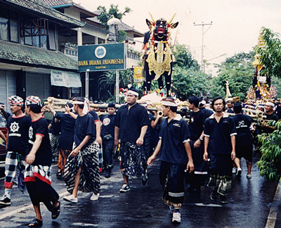 Funeral Procession in Ubud.