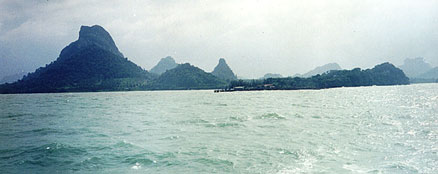 Ferry to Ko Samui in the Rainy Season