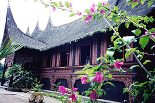 Bukittinggi museum in the zoo.