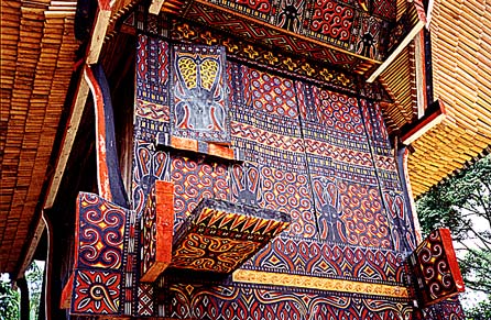 Details of Toraja building art.