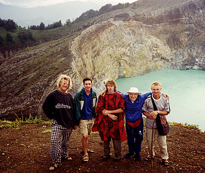 Chris, Robert, Matt, Bill, and Jesper, at 6 AM on 1/1/2000