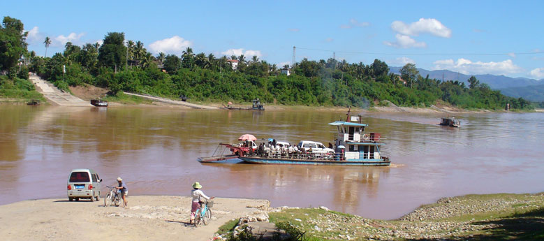 Mekong Ferry at Galanba